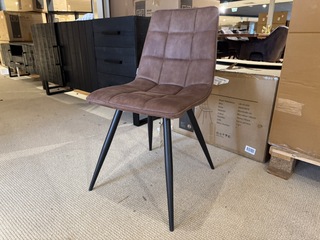 Set van 4 eetkamerstoelen, Label51, Bistro, tanny